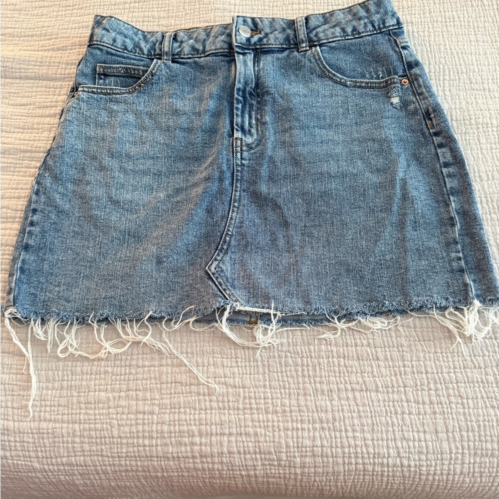 Target Wild Fable Blue Denim Mini Skirt Size 12